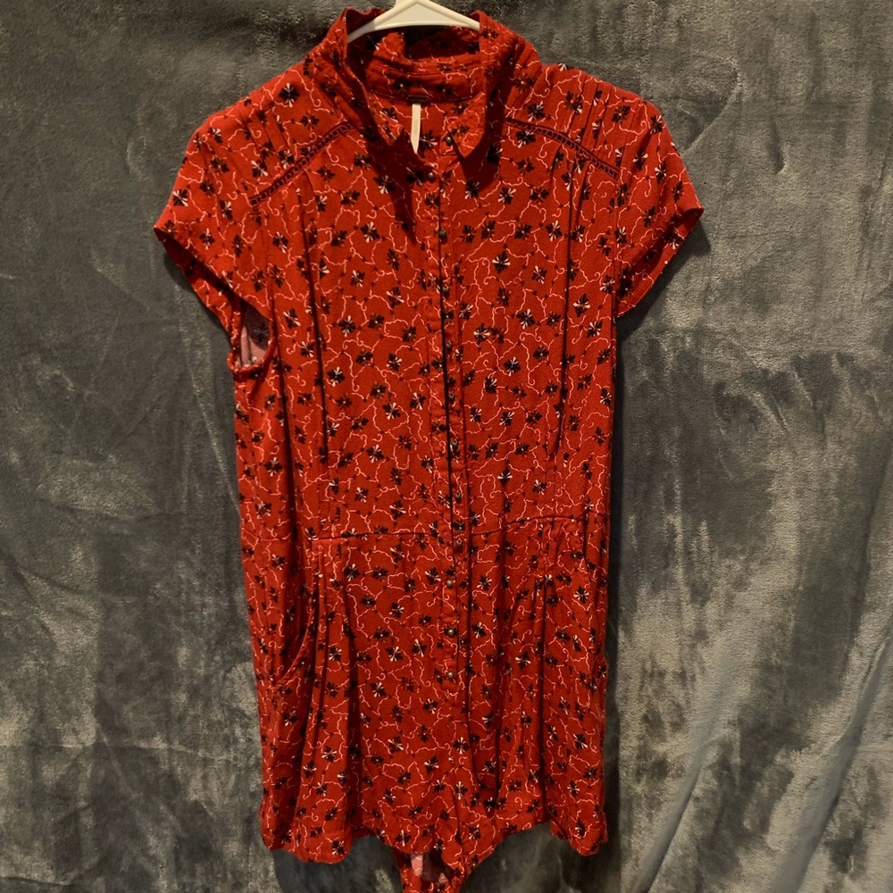 Red Rum Romper